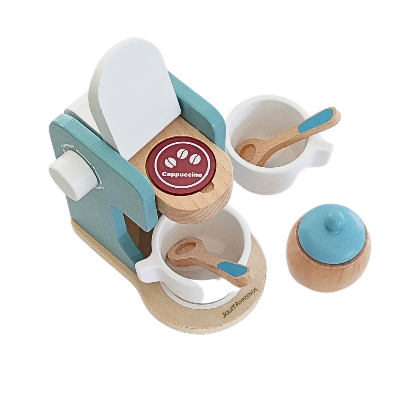 Machine à café enfant - Accessoires dinette en bois - Jouets Montessori 3 ans et plus