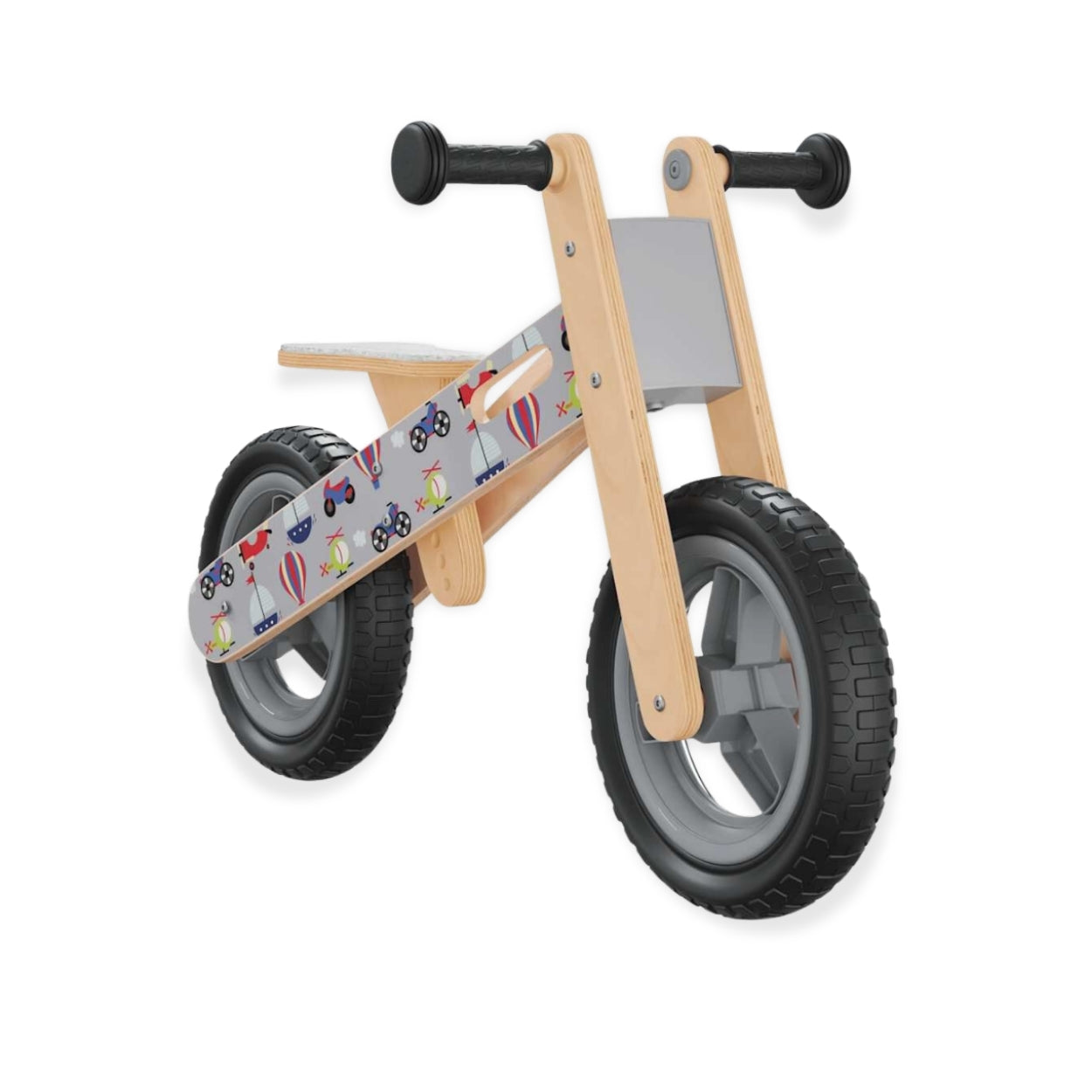 Draisienne Evolutive Bois 3-6 ans - Motif Jungle | Renard | Véhicules - STYL - JouetApprends