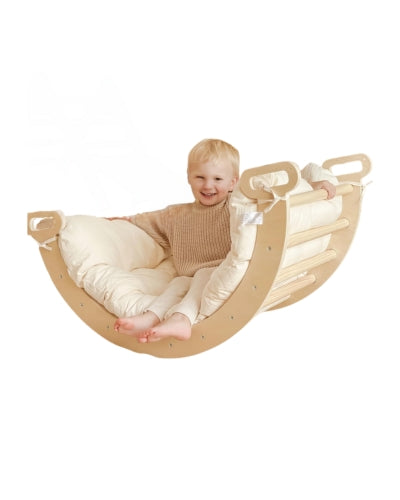 Arche d'escalade en bois bébés et enfants de 0 - 6 ans | Aire de jeux d'Intérieur - JouetApprends