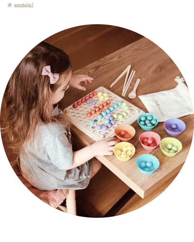 Jeu de tri Montessori 3 ans | Apprendre les couleurs | Concevoir formes et objets - JouetApprends
