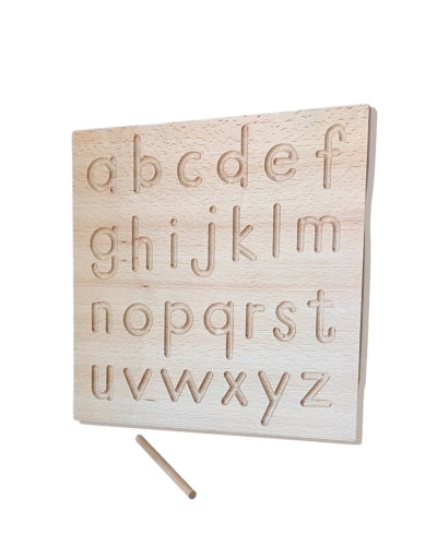 Tablette d'écriture pour enfant | Jeu Montessori en bois | Apprendre à Ecrire en script - JouetApprends