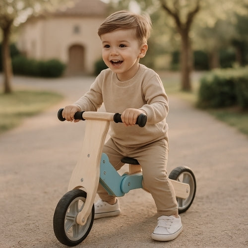 Draisienne évolutive en Trottinette en bois - Enfant 3 à 6 ans - modèle TEM - JouetApprends