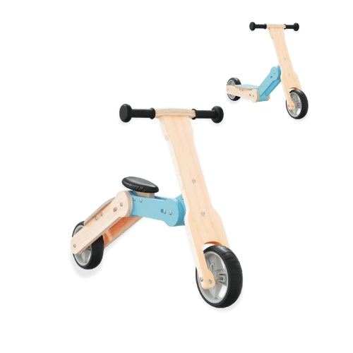 Draisienne évolutive en Trottinette en bois - Enfant 3 à 6 ans - modèle TEM - JouetApprends