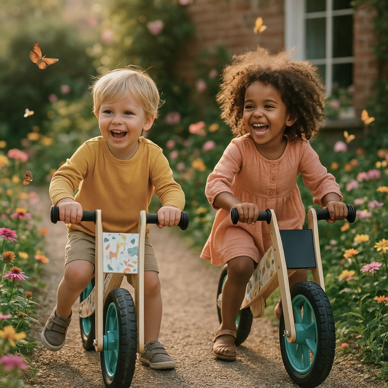 Draisienne Evolutive Bois 3-6 ans - Motif Jungle | Renard | Véhicules - STYL - JouetApprends